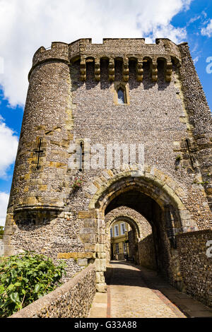 Lewes Castle, Lewes, East Sussex, Inghilterra Foto Stock