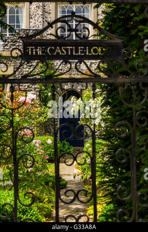 Il Castle Lodge, Lewes, East Sussex, Inghilterra Foto Stock