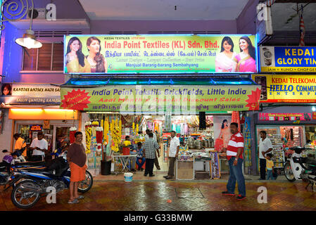 Jalan Masjid India, Little India, Kuala Lumpur, Malesia Foto Stock