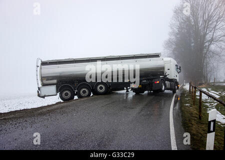 Carrello incidente Foto Stock