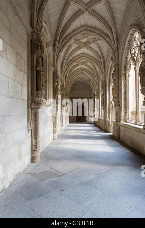 Monastero di San Giovanni dei Re a Toledo Spagna chiostro interno (il Monastero di San Juan de los Reyes) Foto Stock