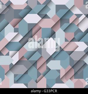 Seamless carta astratto modello geometrico Illustrazione Vettoriale