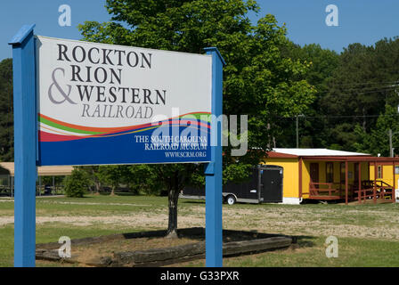 Carolina del Sud Railroad Museum Winnsboro USA Foto Stock