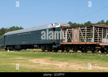 Carolina del Sud Railroad Museum Winnsboro USA Foto Stock