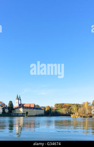 La chiesa del monastero Vornbach am Inn, in Germania, in Baviera, Baviera, Niederbayern, Bassa Baviera, Neuburg am Inn Foto Stock