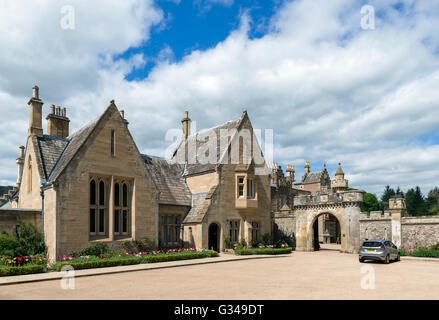 Abbotsford House, ex casa del romanziere e poeta Sir Walter Scott, Melrose, Scottish Borders, Scotland, Regno Unito Foto Stock