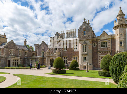 Abbotsford House, ex casa del romanziere e poeta Sir Walter Scott, Melrose, Scottish Borders, Scotland, Regno Unito Foto Stock