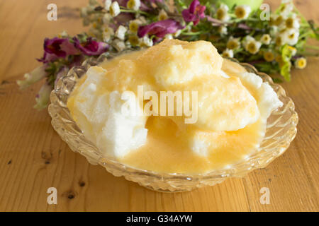 Gnocchi di sogni in una ciotola. Foto Stock