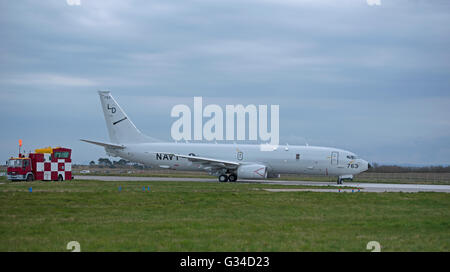 Boeing P-8 Poseidon da VP-10 NAS Jacksonville, Florida registrazione seriale (LD 764) SCO 10,498. Foto Stock
