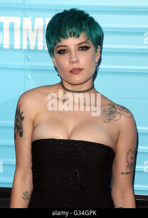 Los Angeles, CA, Stati Uniti d'America. Il 6 giugno, 2016. 06 Giugno 2016 - Los Angeles, California - Halsey. ''Roadies " Los Angeles Premiere tenutosi presso il Teatro di Ace Hotel. Photo credit: Sammi/AdMedia © Sammi/AdMedia/ZUMA filo/Alamy Live News Foto Stock