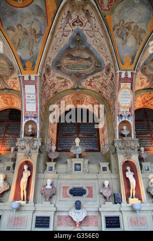 In Germania, in Baviera, Monaco di Baviera, Residenz, Palazzo, Antiquarium, interno, Foto Stock