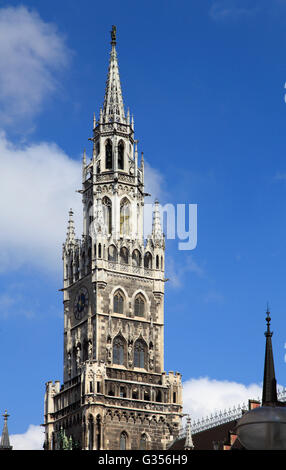 In Germania, in Baviera, Monaco di Baviera, Municipio nuovo Neues Rathaus, Foto Stock