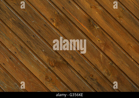 Diagonal asse di legno sfondo Foto Stock