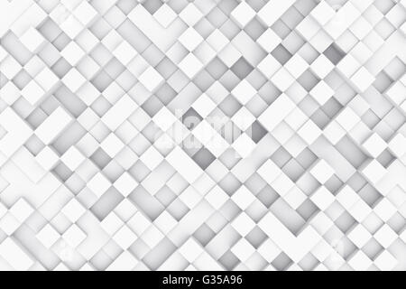 Abstract sfondo costituito di cubi. 3d illustrazione Foto Stock