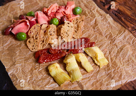 Nazionale Spagnola tapas Foto Stock