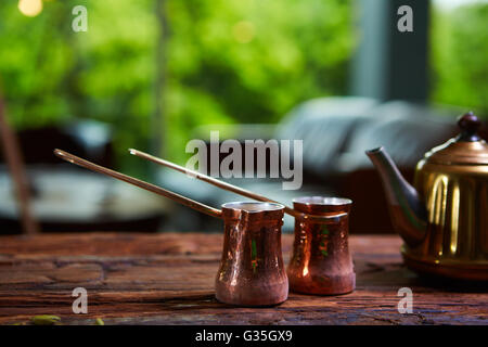 due caffè turco Foto Stock