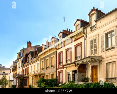 Street Alquié, Vichy, Allier, Avergna Francia Foto Stock