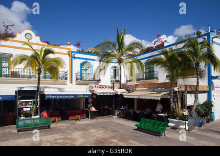 Puerto de Mogan, Gran Canaria Island, arcipelago delle Canarie, Spagna, Europa Foto Stock
