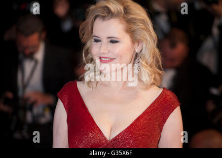 L'attrice geena Pagina Davis in occasione del gala screening per il film La Bella ragazzi alla sessantanovesima Cannes Film Festival, domenica 15 maggio 2016, Foto Stock