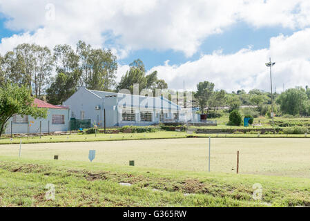 CRADOCK, SUD AFRICA - 19 febbraio 2016: il bowling club di Cradock, una di dimensioni medie città nella provincia del Capo orientale Foto Stock