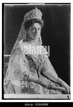 Tsarina Alexandra Feodorovna (1872-1918), è nata la principessa Alix di Hesse, un nipote della regina Victoria. Foto Stock