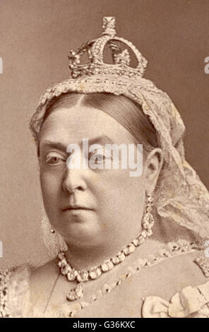 La regina Victoria (1819-1901) come Empress of India, 1887. Foto Stock