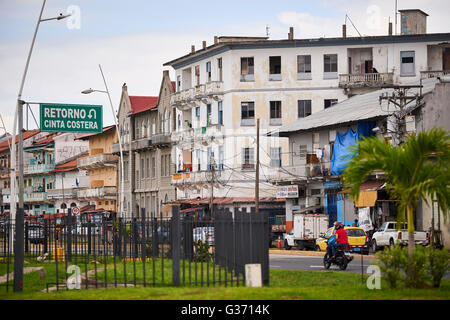 Cinta Costera, Città di Panama, Repubblica di Panama, America Centrale Foto Stock