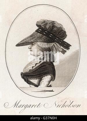 PAZIENTE DI BEDLAM NICHOLSON Foto Stock