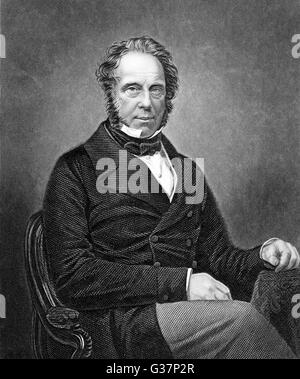 Il visconte Henry John Temple Palmerston (1784-1865), uno statista inglese e due volte Primo Ministro. Data: nel 1860 circa Foto Stock