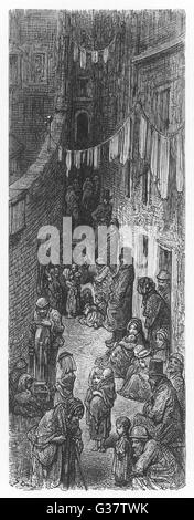 VICOLO/DRURY LANE/SLUM Foto Stock