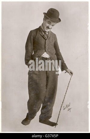 CHARLIE CHAPLIN (Sir Charles Spencer) Inglese comico e attore data: 1889 - 1977 Foto Stock