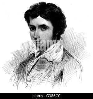 JAMES HENRY Leigh Hunt inglese poeta e saggista all'età di 36 data: 1784 - 1859 Foto Stock