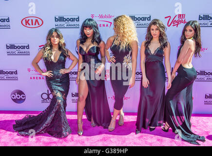 Cantanti alleato Brooke, Normani Hamilton, Dinah-Jane Hansen, Lauren Jauregui e Camila Cabello del quinto armonia Foto Stock