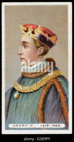 Enrico V (1387 - 1422) aveva regnato 1413-1422. Foto Stock