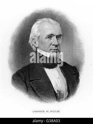 JAMES POLK PRESIDENTE Foto Stock