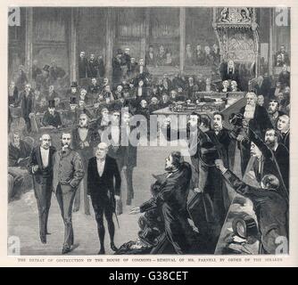 PARNELL RIMOSSO/1881 Foto Stock