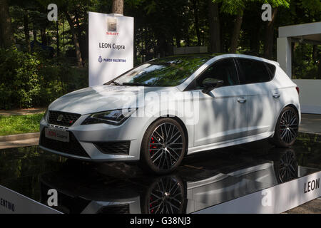 Torino, Italia, 8 giugno 2016. Seat Leon Cupra Foto Stock