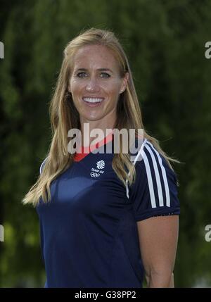 Henley-on-Thames, Oxfordshire, Regno Unito. Il 9 giugno, 2016. Helen Glover. TeamGB annunciare il team a remi per la Rio2016 Olimpiadi. River and Rowing Museum. Henley-on-Thames. Oxfordshire. Regno Unito. 09/06/2016. Credito: Sport In immagini/Alamy Live News Foto Stock