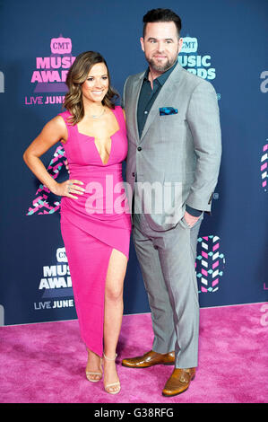 Giugno 08, 2016 - Nashville, Tennessee, Stati Uniti d'America - musicista David chiodo arriva sul pink carpet presso il CMT Music Awards che ha avuto luogo presso la Bridgestone Arena. Copyright 2016 Jason Moore. © Jason Moore/ZUMA filo/Alamy Live News Foto Stock