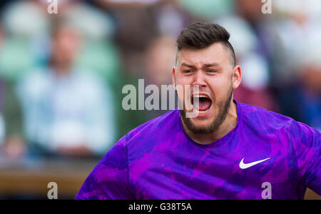 Oslo, Norvegia. 09 Giugno, 2016. Diamond League Bislett Games. Konrad Bukowiecki di Polonia compete nell'Uomo ucciso mettere durante la IAAF Diamond League tenutasi presso la Exxon Mobil Bislett Games di Oslo, Norvegia. Credito: Azione Sport Plus/Alamy Live News Foto Stock