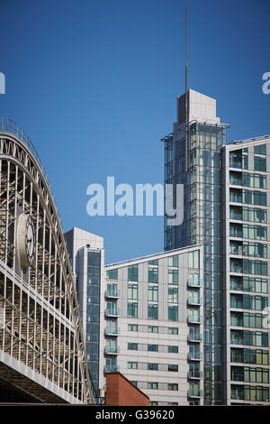 Manchester Central Apartments Manchester Central Convention Complex (comunemente noto come Manchester Central) è una mostra un Foto Stock