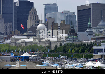 Il vecchio porto di Montreal, Quebec, Canada Foto Stock