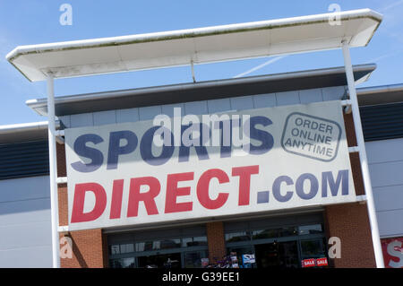 Abbigliamento sportivo Sportsdirect.com superstore. Foto Stock