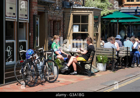 Ristorante byfords in Holt, North Norfolk, Inghilterra Foto Stock