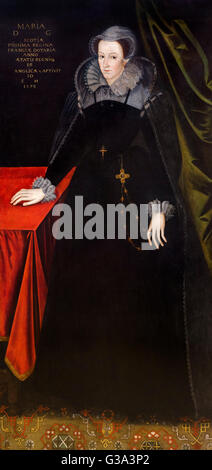 La regina Maria di Scozia (1542-1587) da un artista sconosciuto, olio su tela, 1610-15. Foto Stock