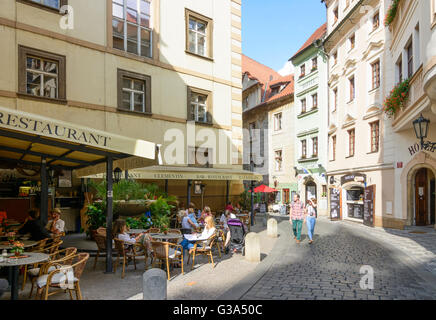 Vicolo Seminarska nella città vecchia, Repubblica Ceca, Praga, Praga, Praga, Praha (Praga), Praga Foto Stock