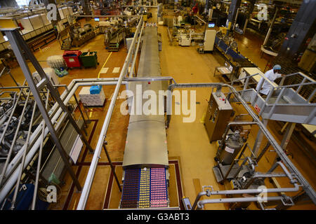 All'interno del Premier Foods factory, Carlton, Barnsley, South Yorkshire, Regno Unito. Foto Stock