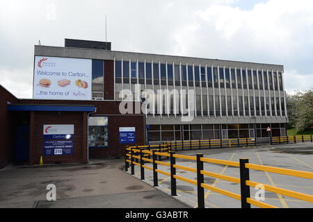 Premier Foods factory, Carlton, Barnsley, South Yorkshire, Regno Unito. Foto Stock