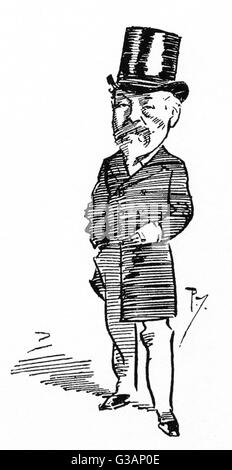 Henry Labouchere - caricatura di Phil May Foto Stock