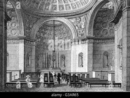 Parigi, Francia - Chapelle Expiatoire di Luigi XVI. Foto Stock